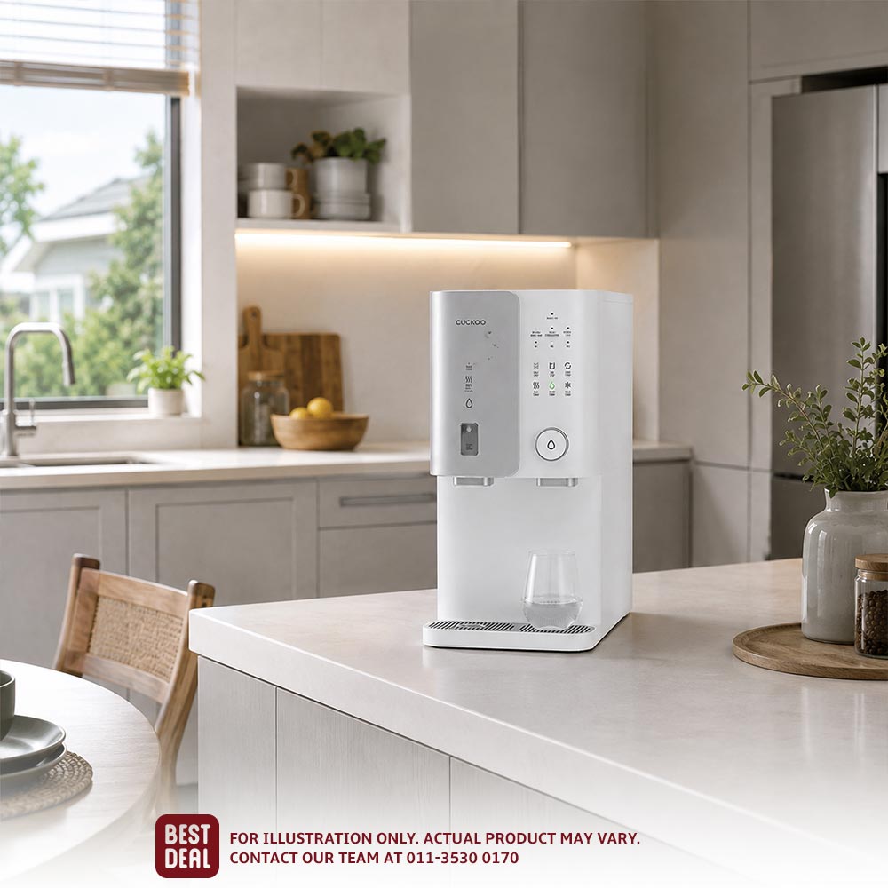 CUCKOO water purifier in a modern Johor home