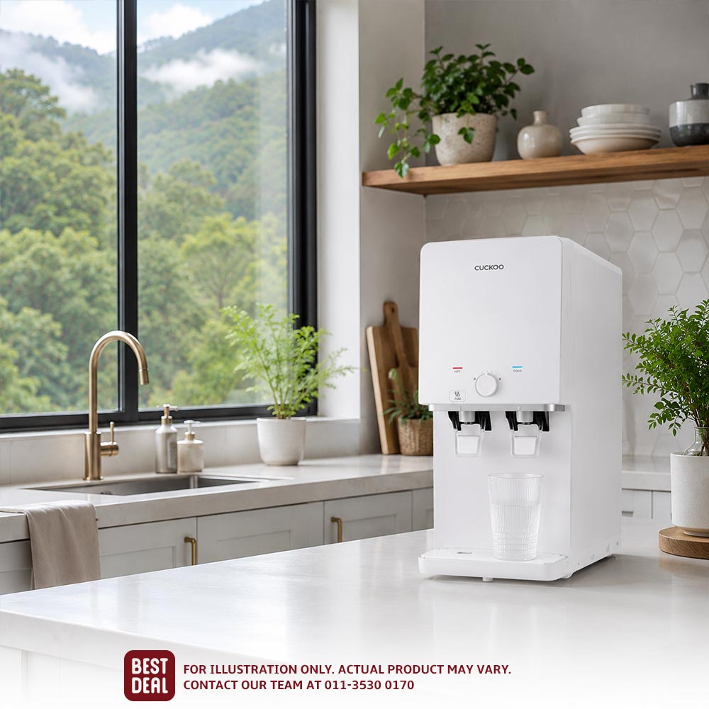 CUCKOO water purifier in a modern Pahang home