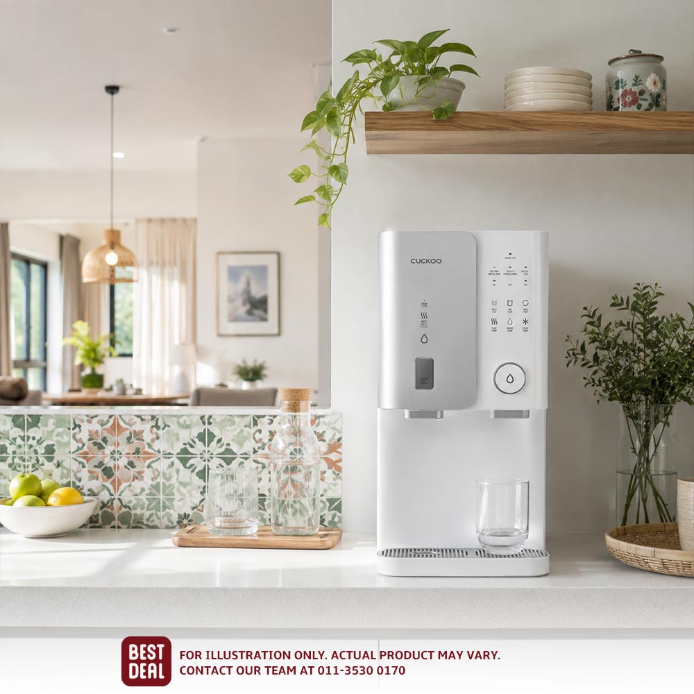 CUCKOO water purifier in a modern Penang home