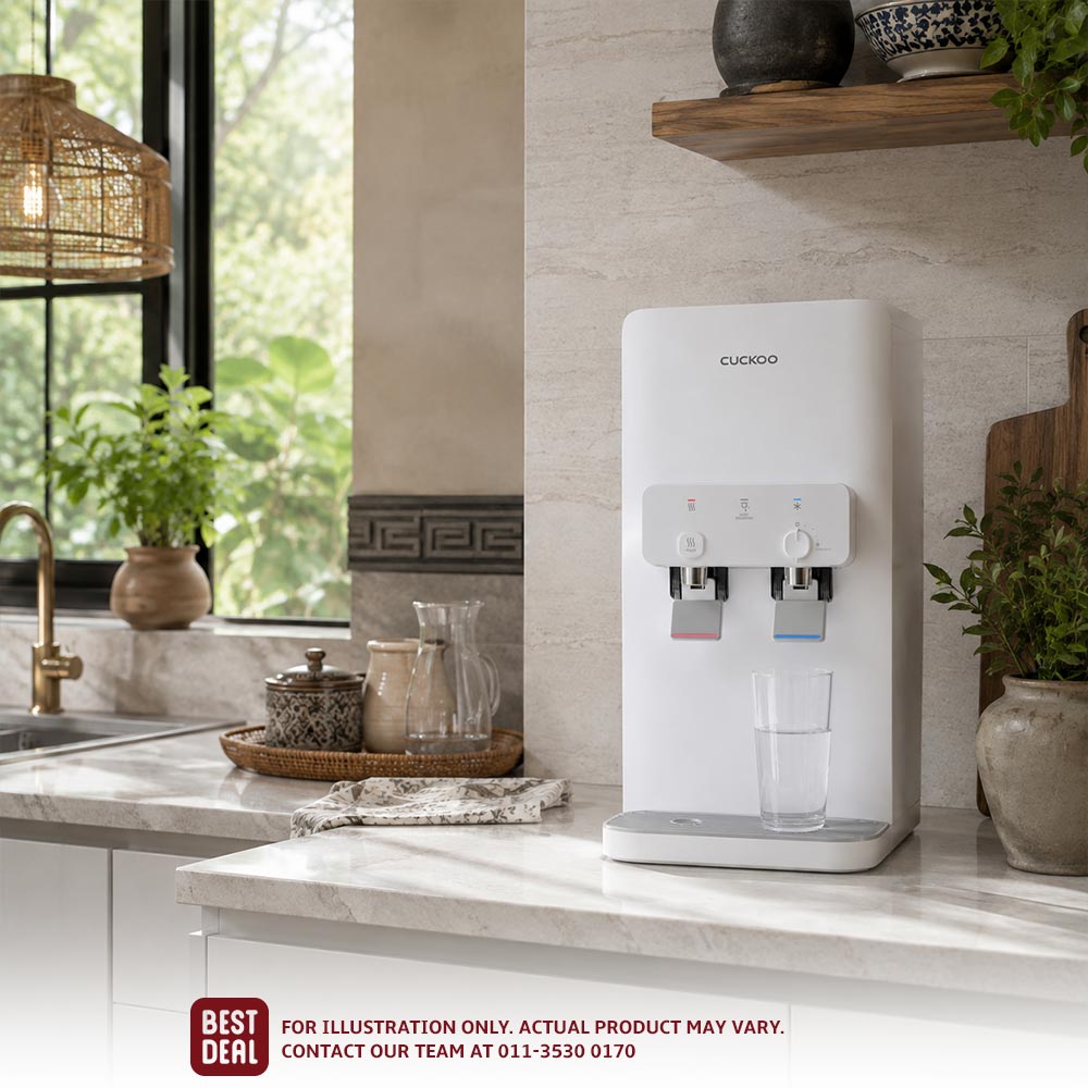 CUCKOO water purifier in a modern Perak home