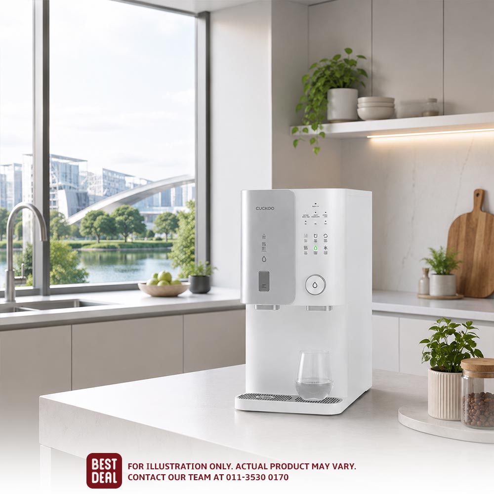 CUCKOO water purifier in a modern Putrajaya home