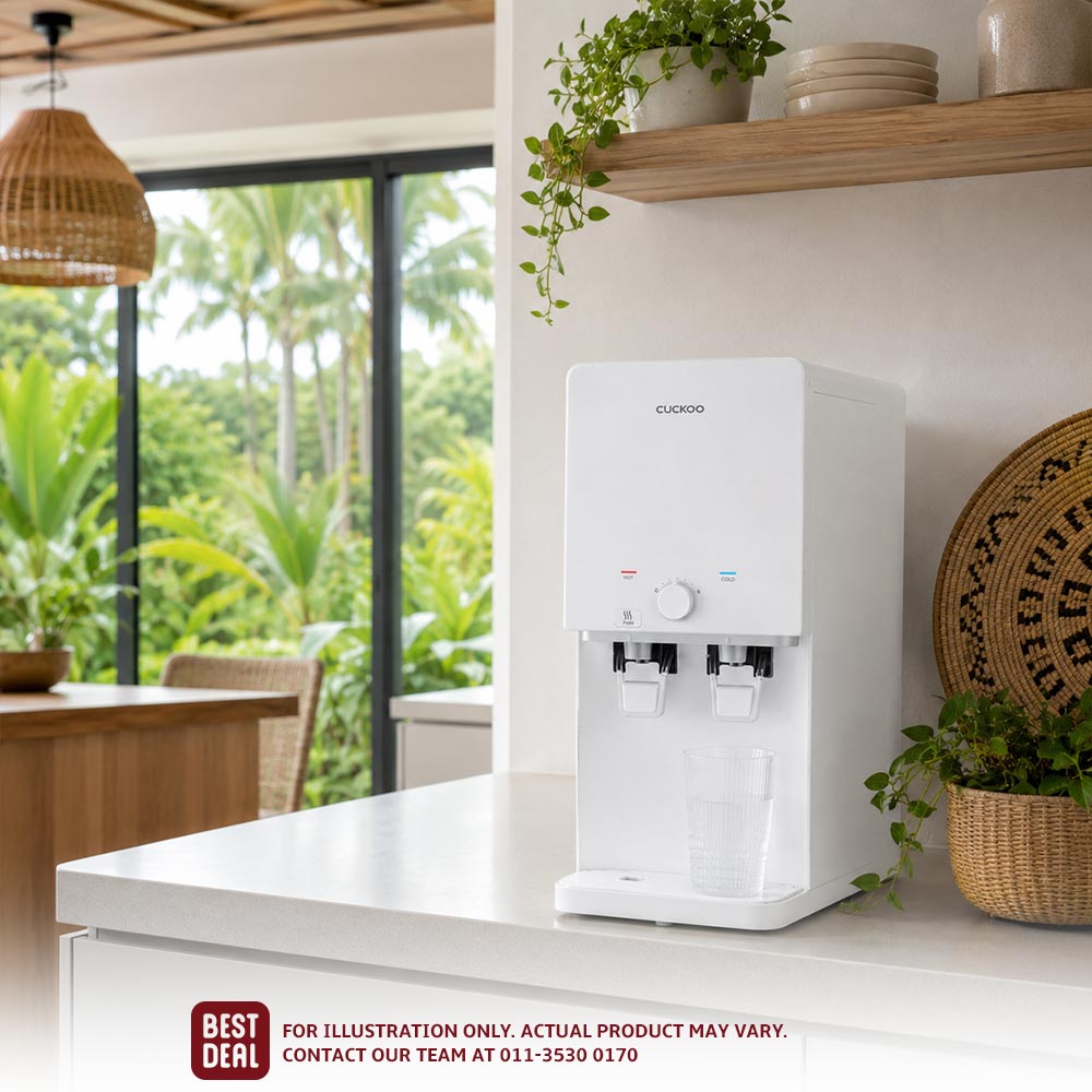CUCKOO water purifier in a modern Sarawak home