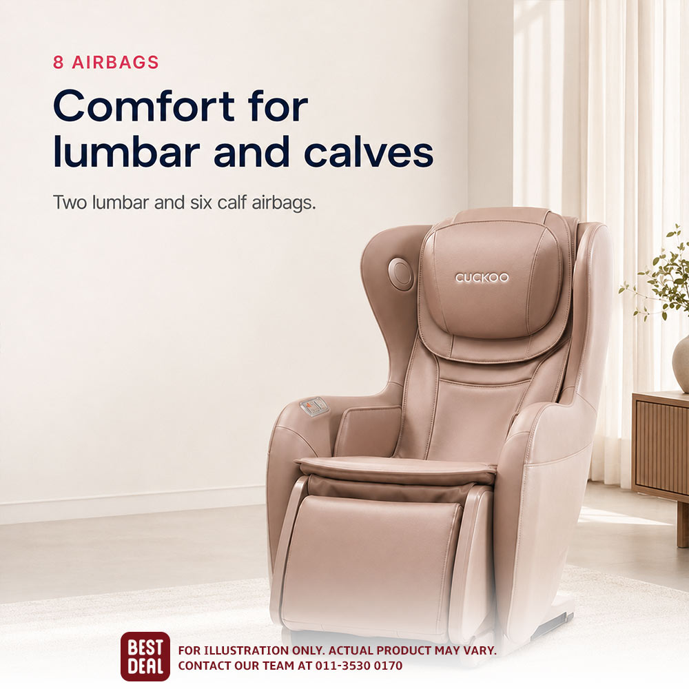 CUCKOO BESPOKE Massage Lounger airbags