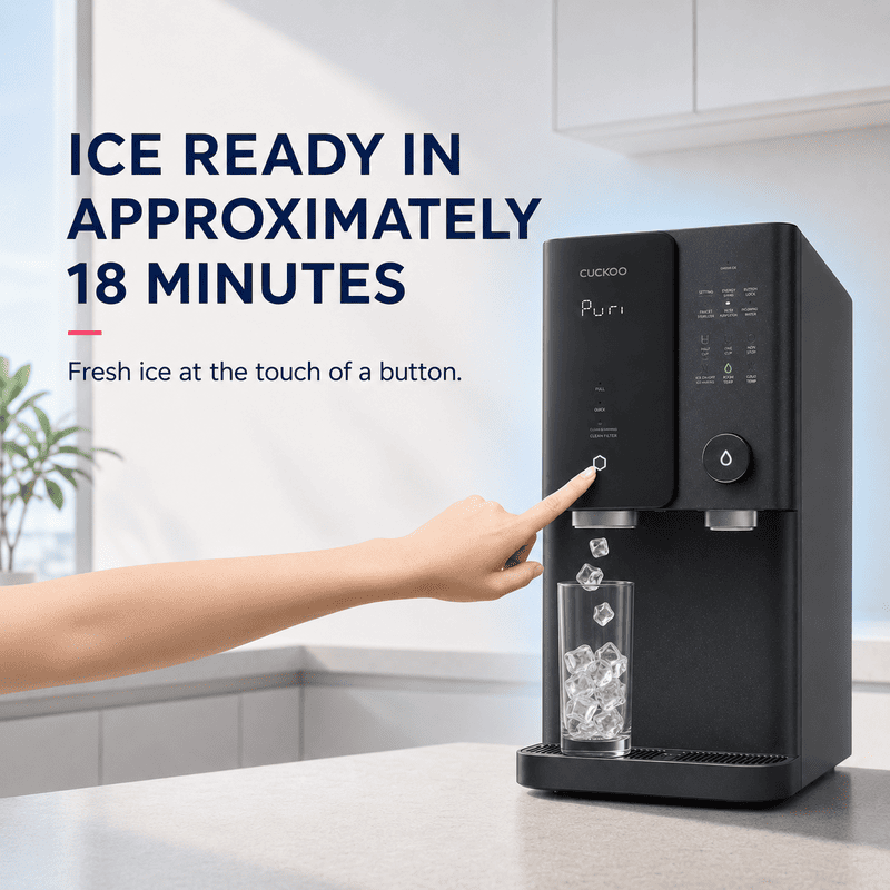 CUCKOO GRANITE rapid ice-making water purifier video preview